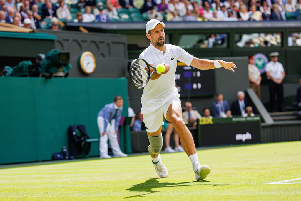 novak djokovic playing tennis