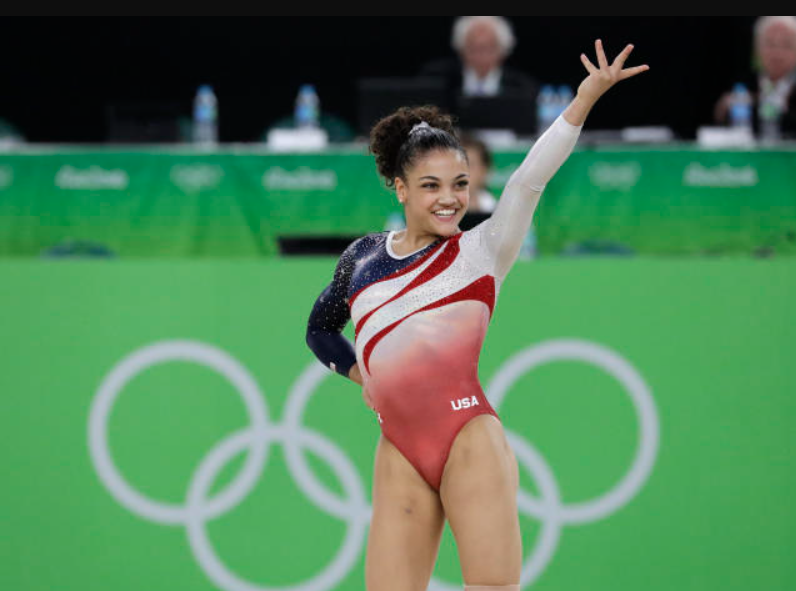 Laurie Hernandez happy face