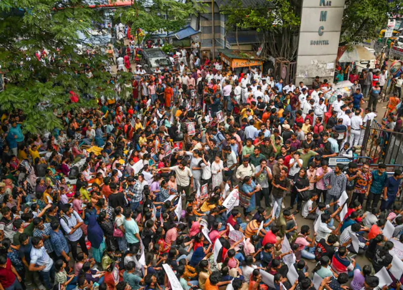 kolkata doctor case protest