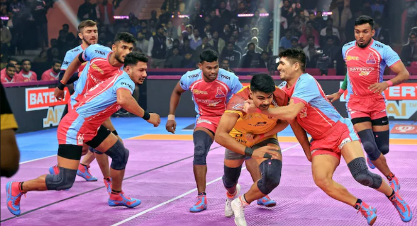 pawan sehrawat riding in kabaddi