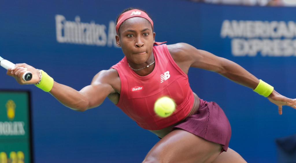 Coco Gauff in match