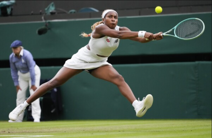 coco gauff playing 