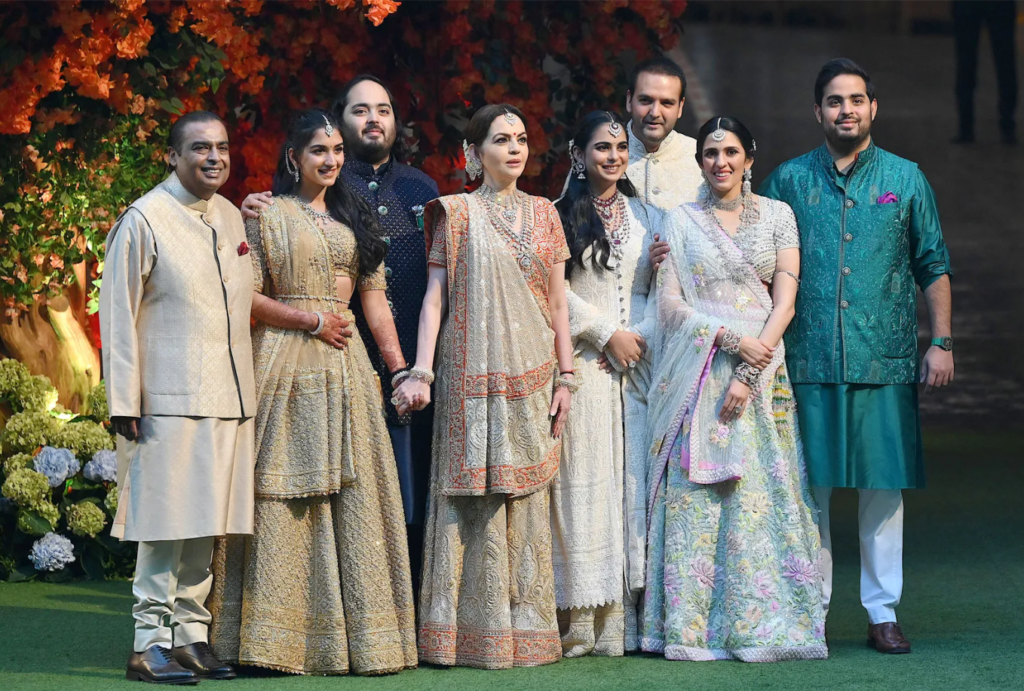 mukesh ambani family