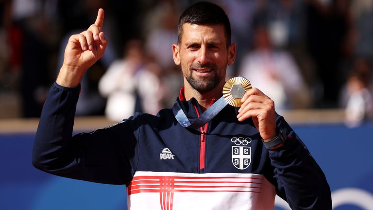 novak djokovic olympic gold medal