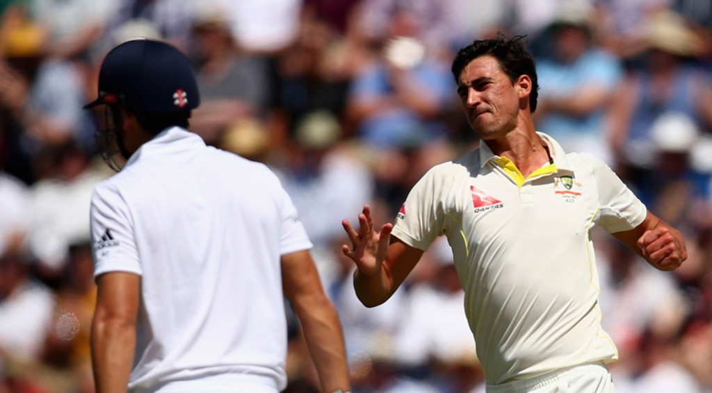 mitchell starc celebrating