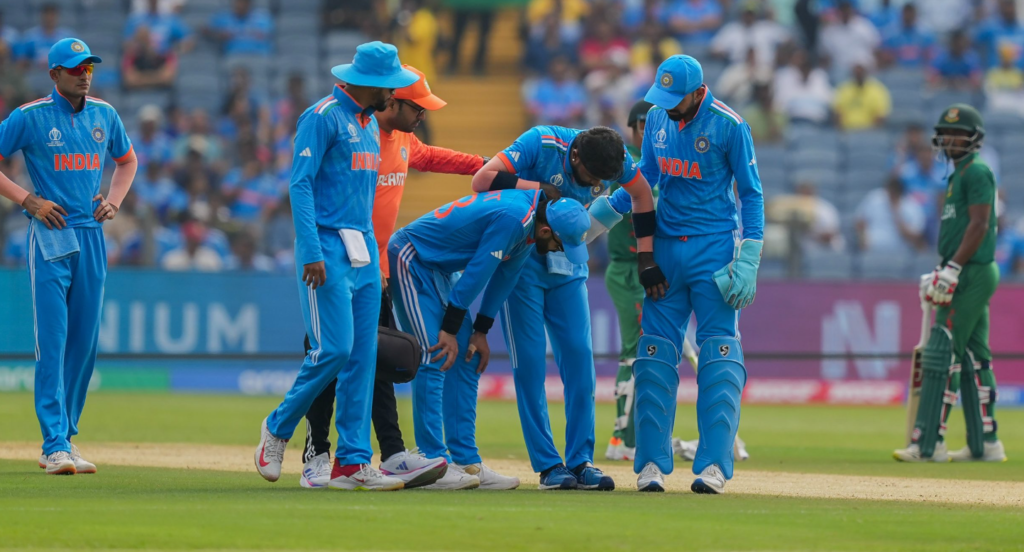 hardik pandya Injured