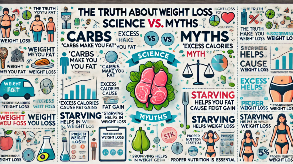 The Truth About Sustainable Weight Loss: Science vs. Myths